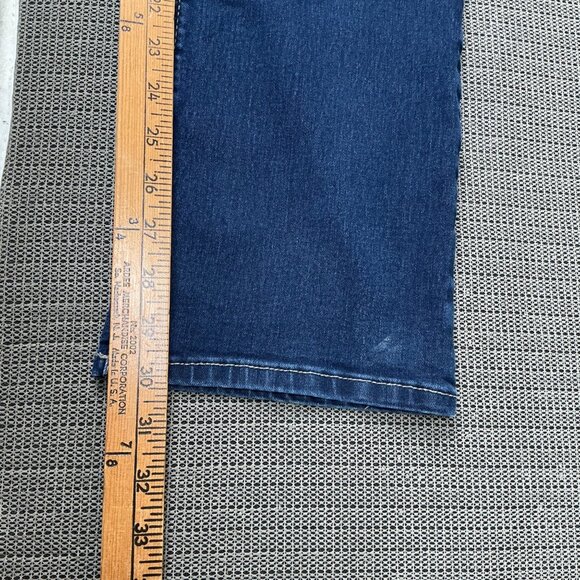 Lee Riders Womens Size 14M Blue Mid-Rise Slim Fit Denim Jeans - Picture 7 of 9